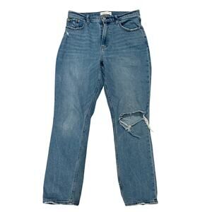 Abercrombie Fitch Curve Love 90s Slim Straight Ultra High Rise Jeans 30x27
